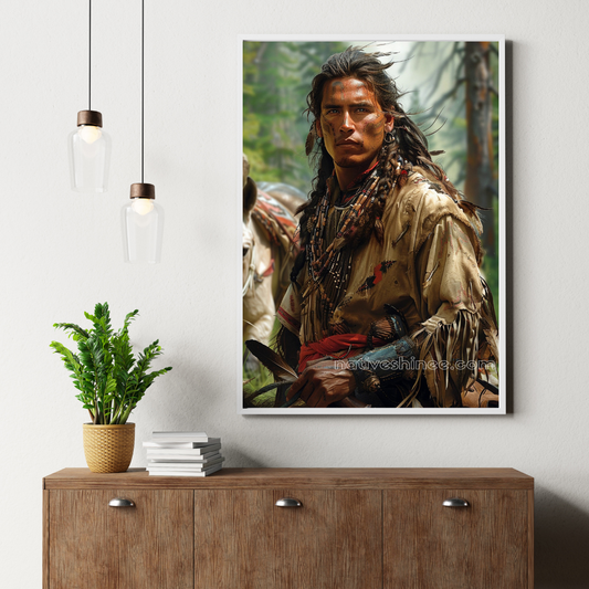 Marked by Strength Native American Canvas