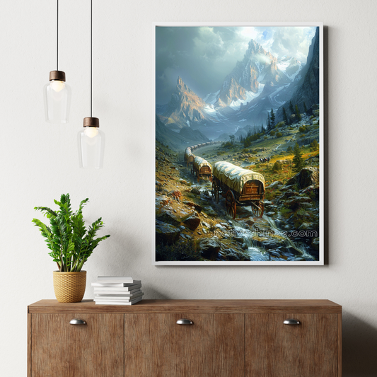 Each Step Native American Canvas