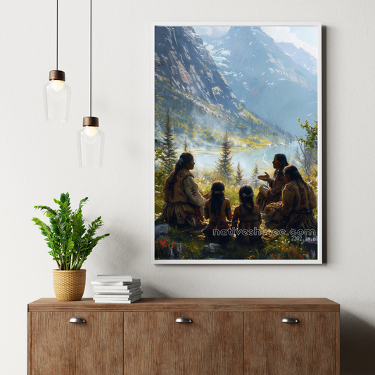 Stories of the Ancestors Native American Canvas