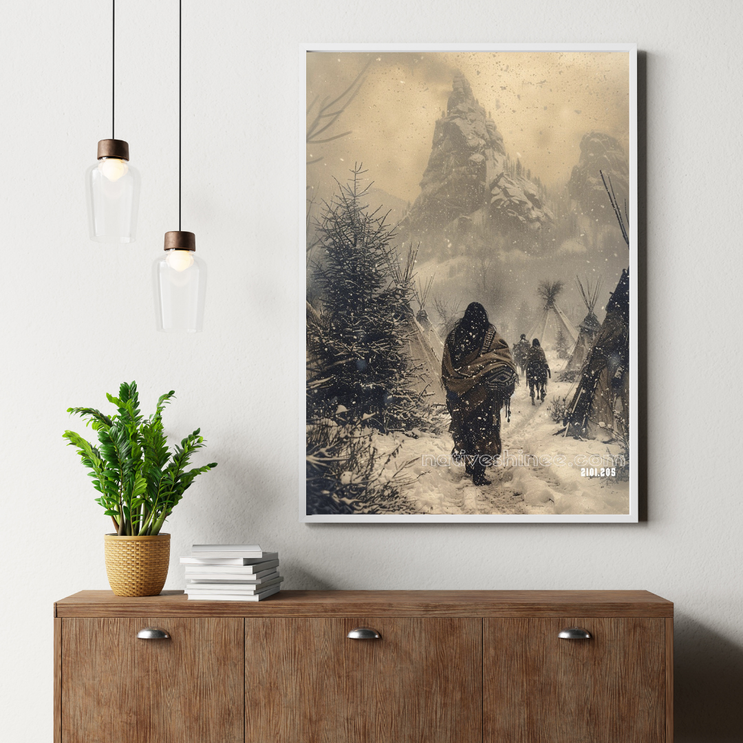 Strengthens Our Path Native American Canvas