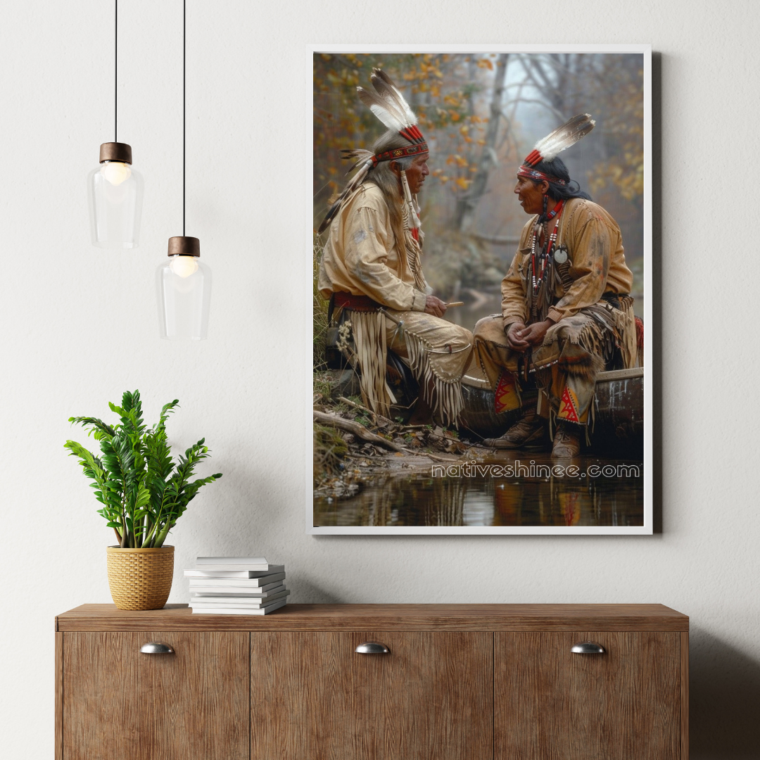 Wisdom Of Understanding Native American Canvas