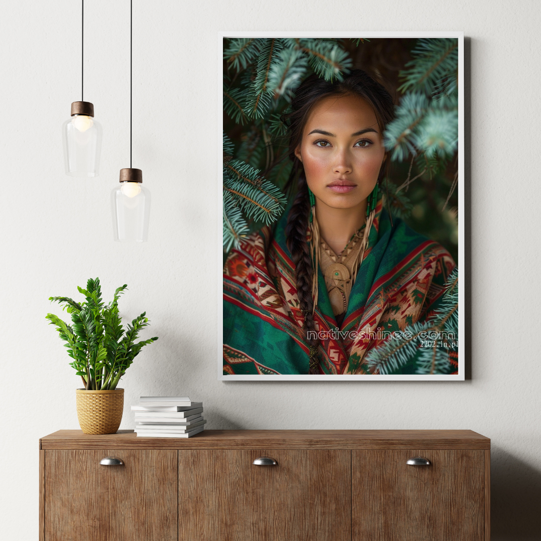 Spirit of the Forest Native American Canvas
