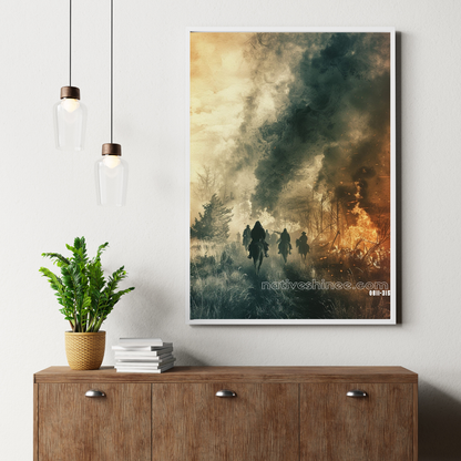 Echoes of Courage Native American Canvas