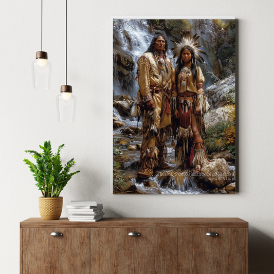 Wild Heritage Native American Canvas