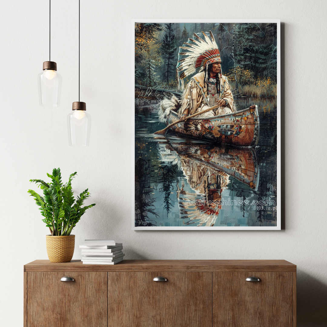 The Soul Native American Canvas