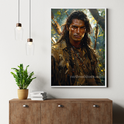 Eyes of Generations Native American Canvas