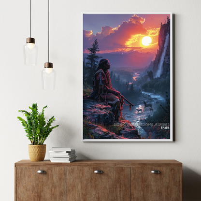 Whispers of the Earth Native American Canvas