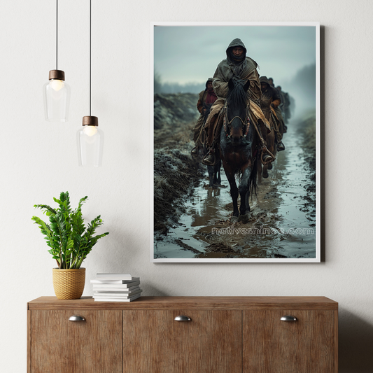 Finding Self Native American Canvas