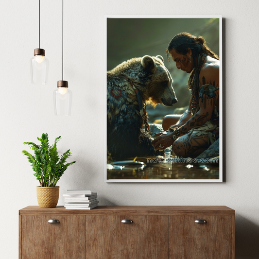 Sacred Bond Native American Canvas