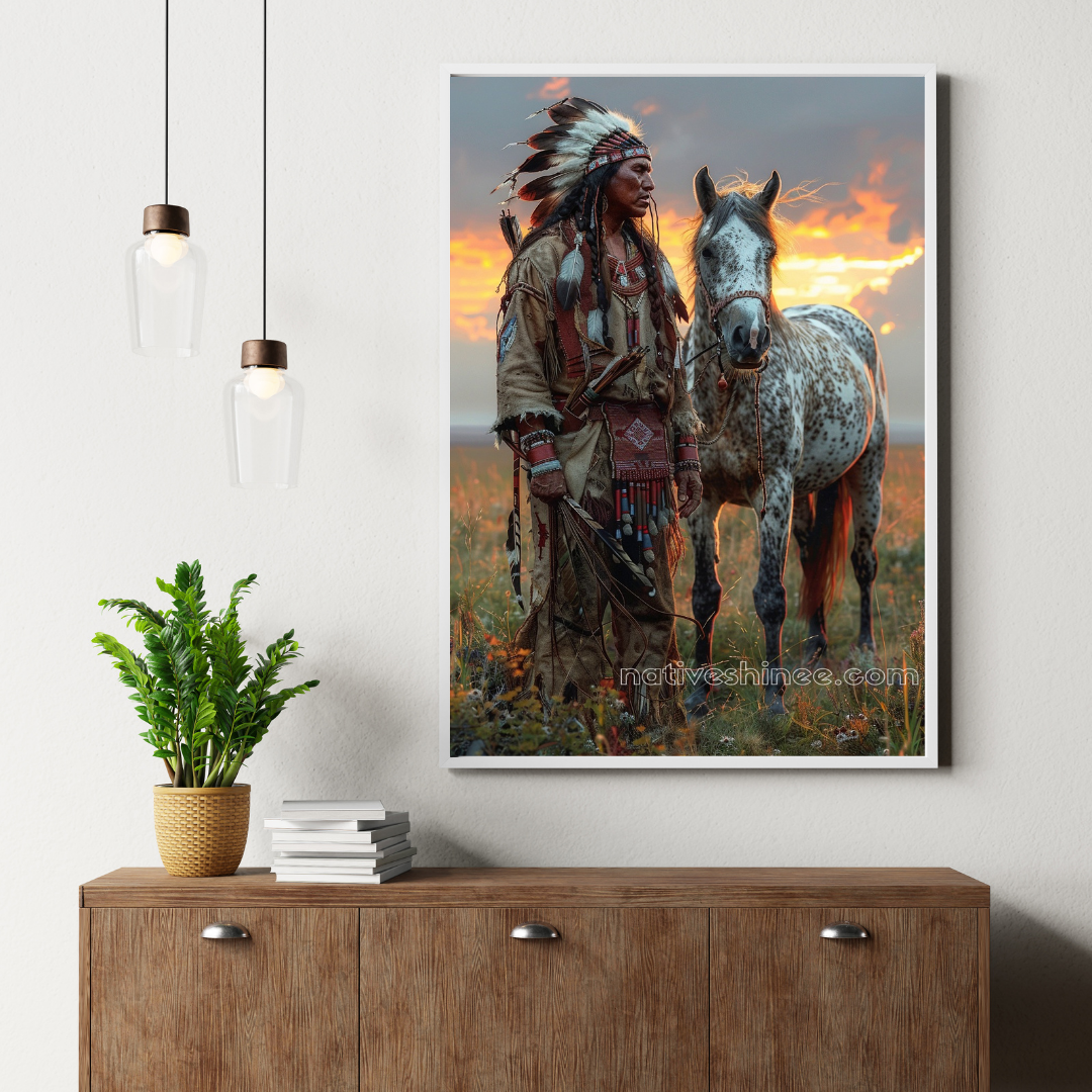 Strength And Tradition Native American Canvas