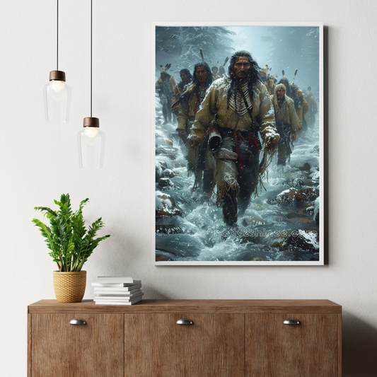 Strength To Rise Native American Canvas