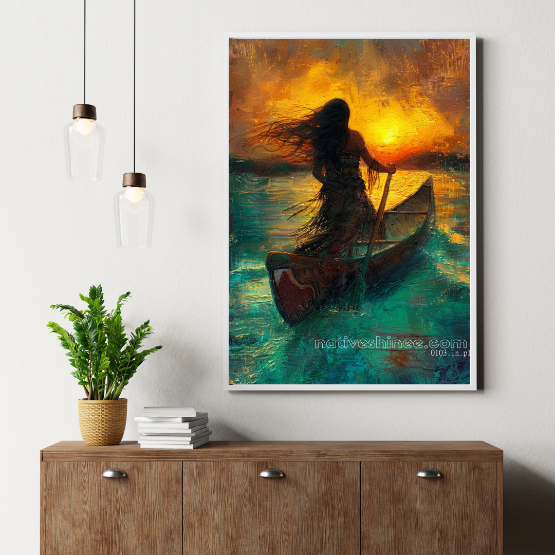 The Women Native American Canvas