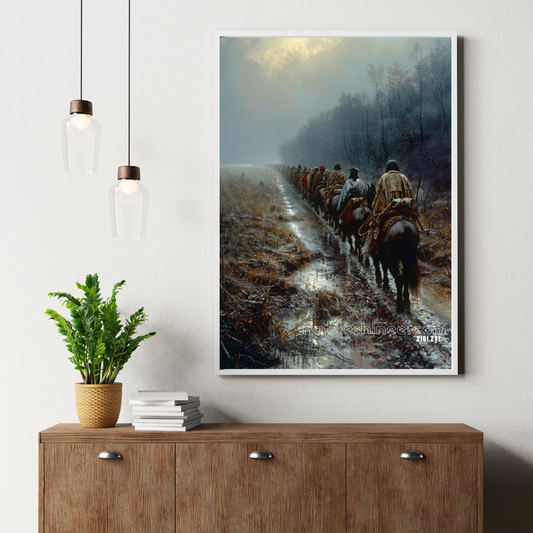 Ancestors' Guide Native American Canvas