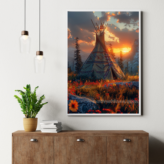 Tomorrow's Light Native American Canvas