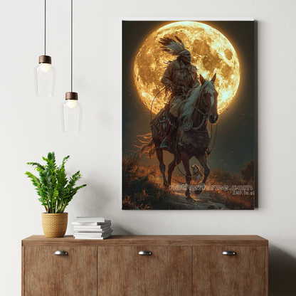 Nature's Beauty Native American Canvas