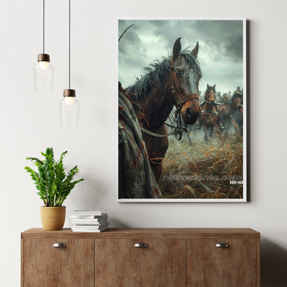 Footprints of Eternity Native American Canvas