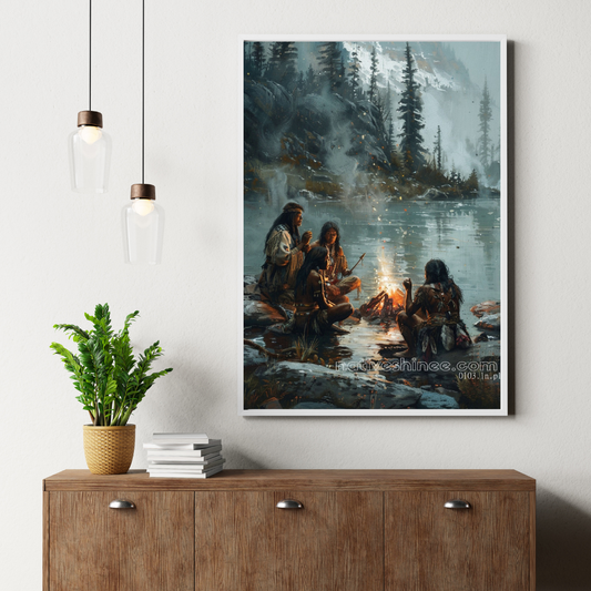 Light Of Hope Native American Canvas