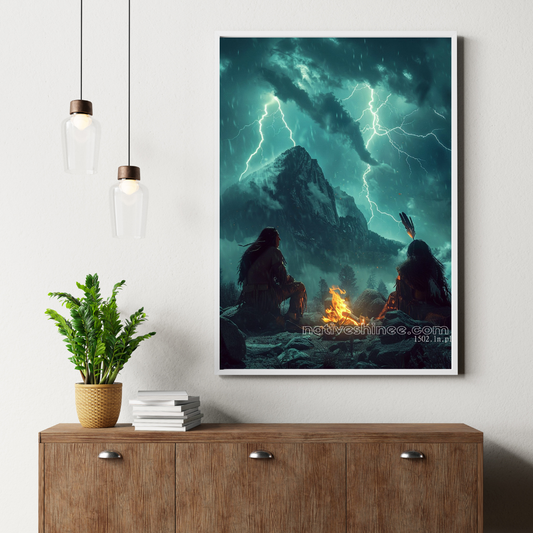Thunder of the Ancestors Native American Canvas