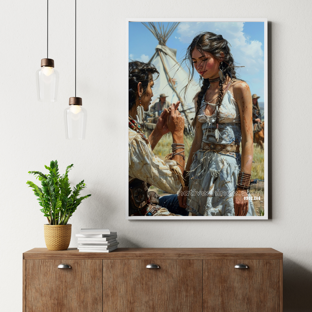 Bonding Native American Canvas