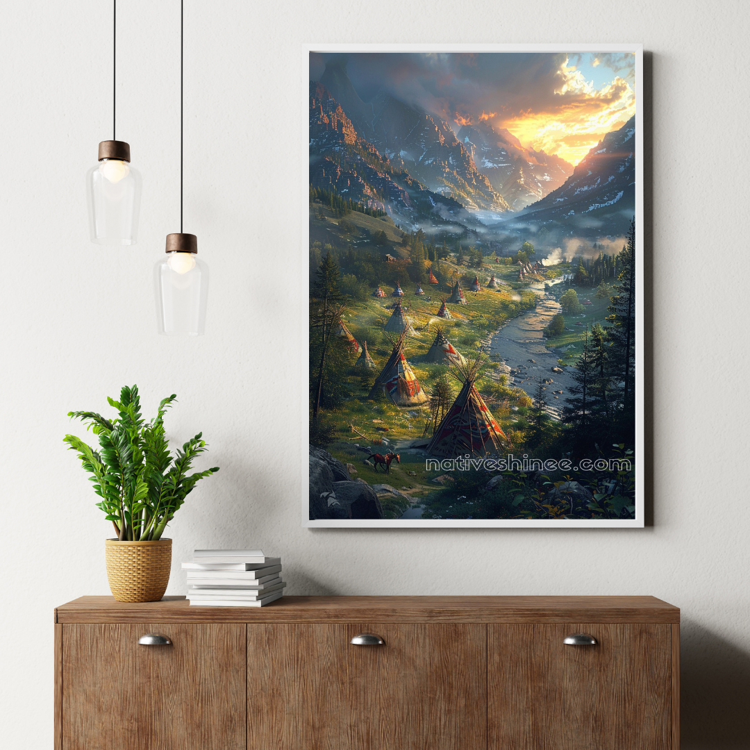 Valley of the Ancestors Native American Canvas