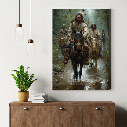 Inner Storm Native American Canvas