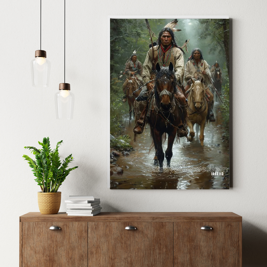 Inner Storm Native American Canvas