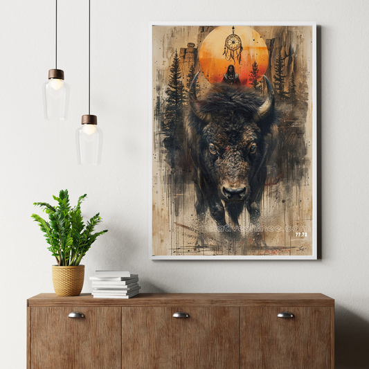 Dreams of the Earth Native American Canvas