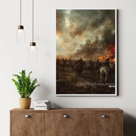 Custer's Last Stand Native American Canvas