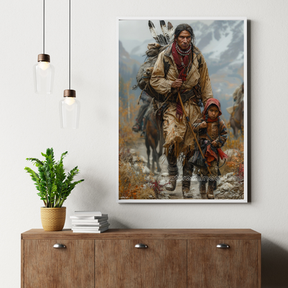 Strength Forged Native American Canvas