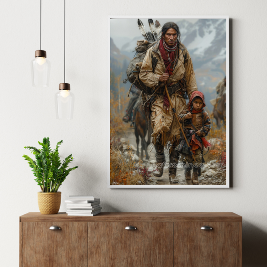 Strength Forged Native American Canvas
