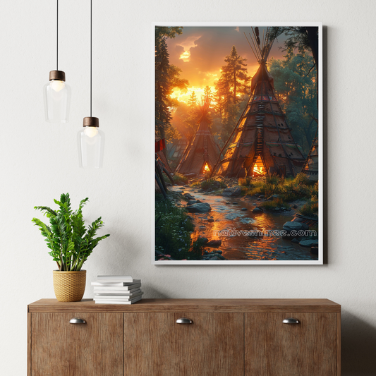 Rise The Hope Native American Canvas