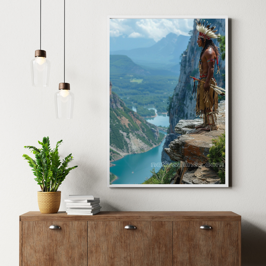 The Path Native American Canvas