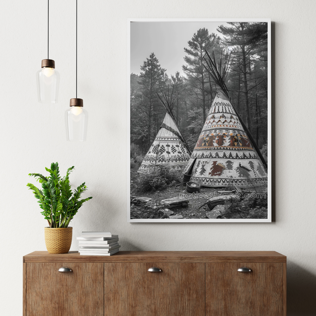 Echoes of the Ancestors Native American Canvas