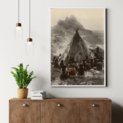 Voices of the Ancestors Native American Canvas