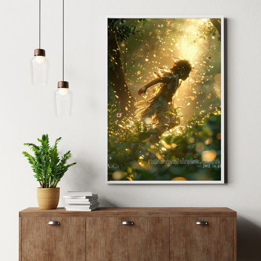 Walking Path Native American Canvas