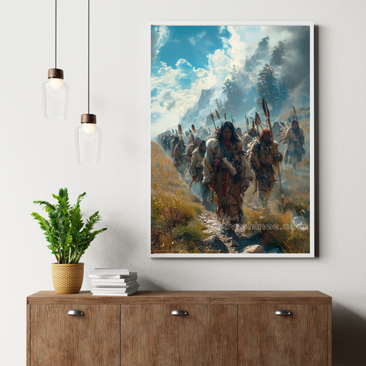 Sacred Symbols Native American Canvas