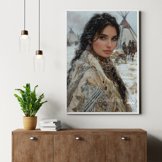 Beauty Native American Canvas
