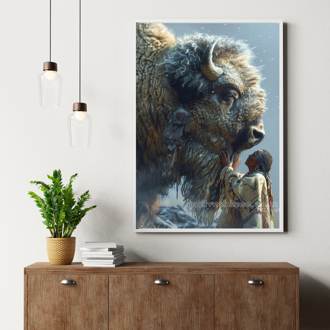 Sacred Bond: Native American Canvas