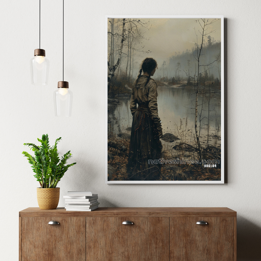 The Past And The Future Native American Canvas