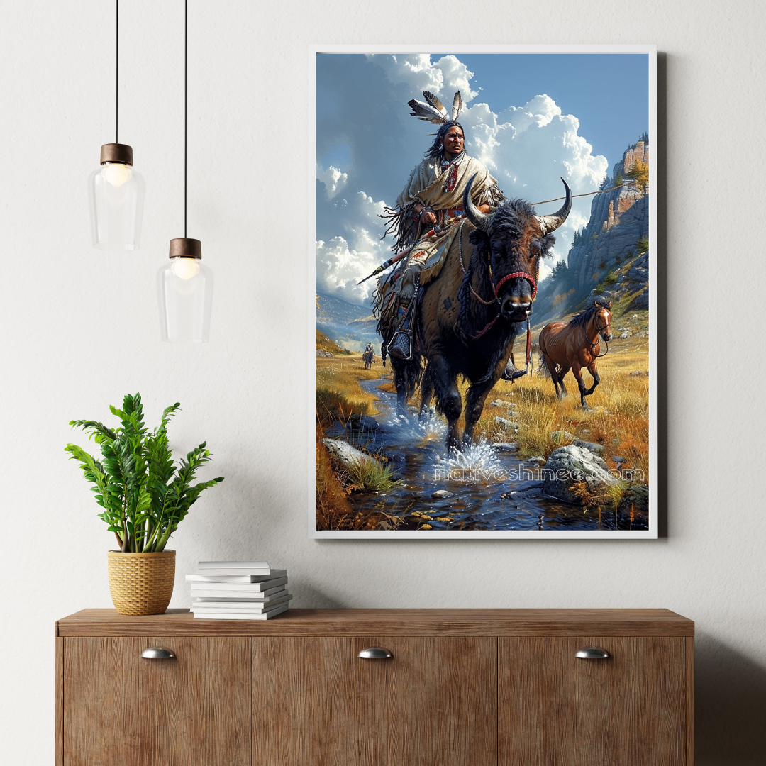 Hope's Burden Native American Canvas