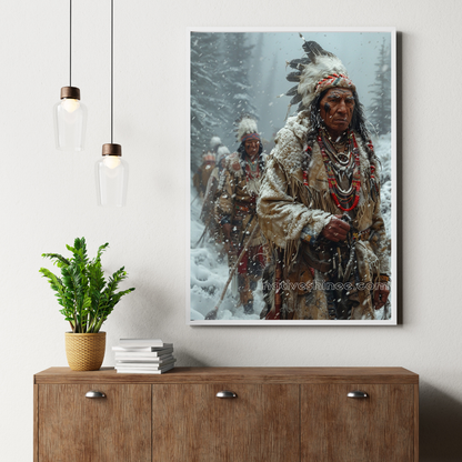 Heart of Our Ancestors Native American Canvas