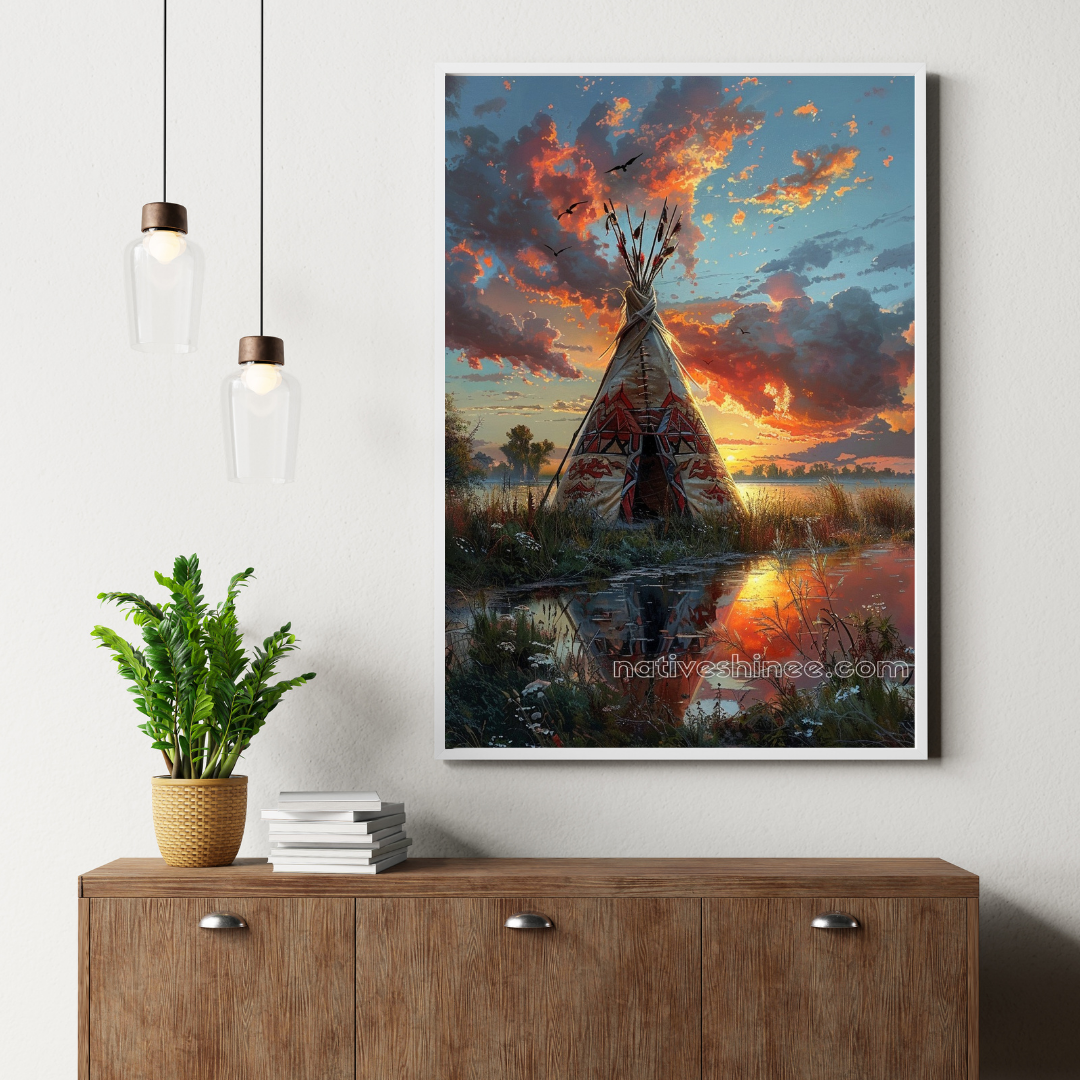 Reflections of the Ancestors Native American Canvas