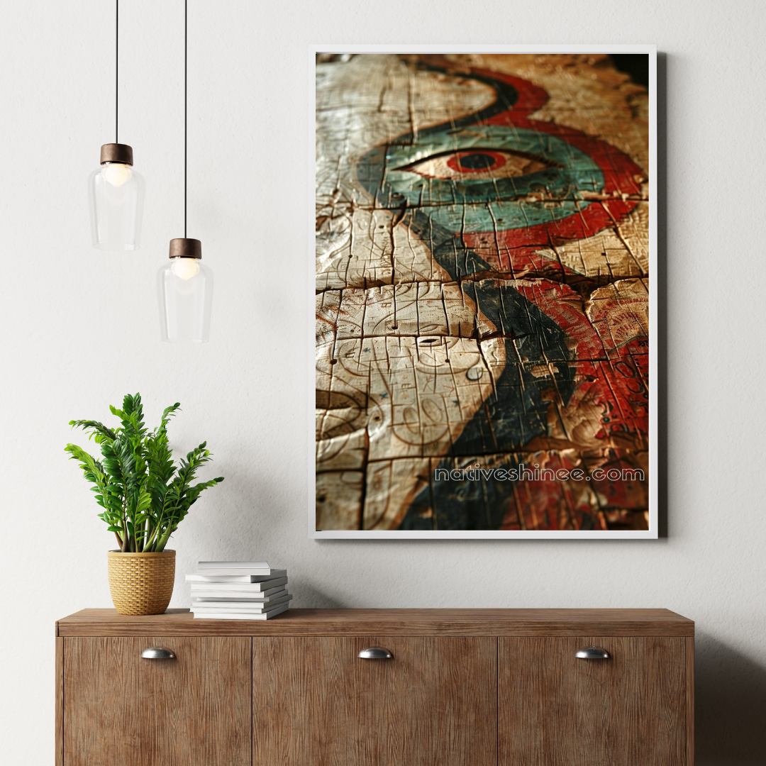 Cheyenne Council Gathering Native American Canvas