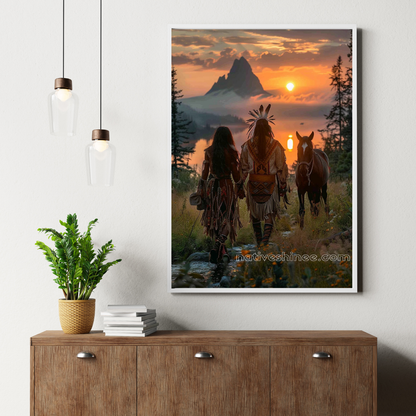 Our Connection Native American Canvas