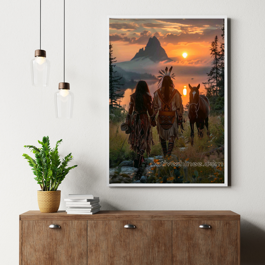 Our Connection Native American Canvas