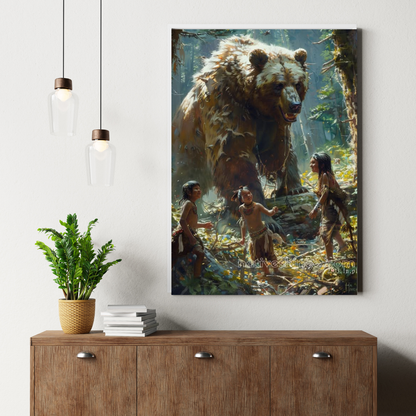 Real Friend Native American Canvas