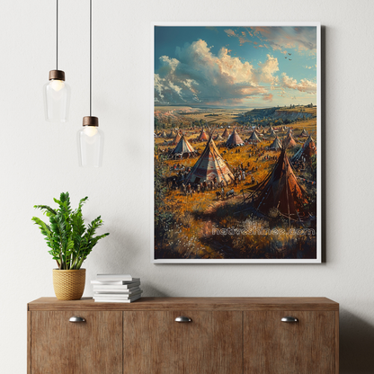 The Gathering: Native American Canvas