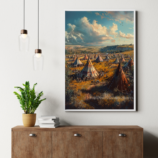 The Gathering: Native American Canvas