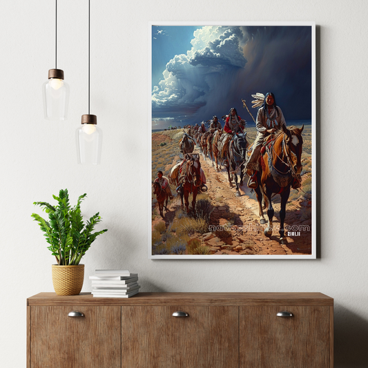 Journey of the Ancestors Native American Canvas