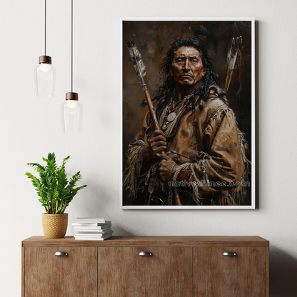 Inner Strength Native American Canvas